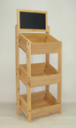 3 Tier Crate Display with Chalkboard - CD3